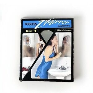 Vintage Fogless Z'mirror Zadro Products Clear Frame 5 1/4" X‎ 6 3/8" Mirror Usa